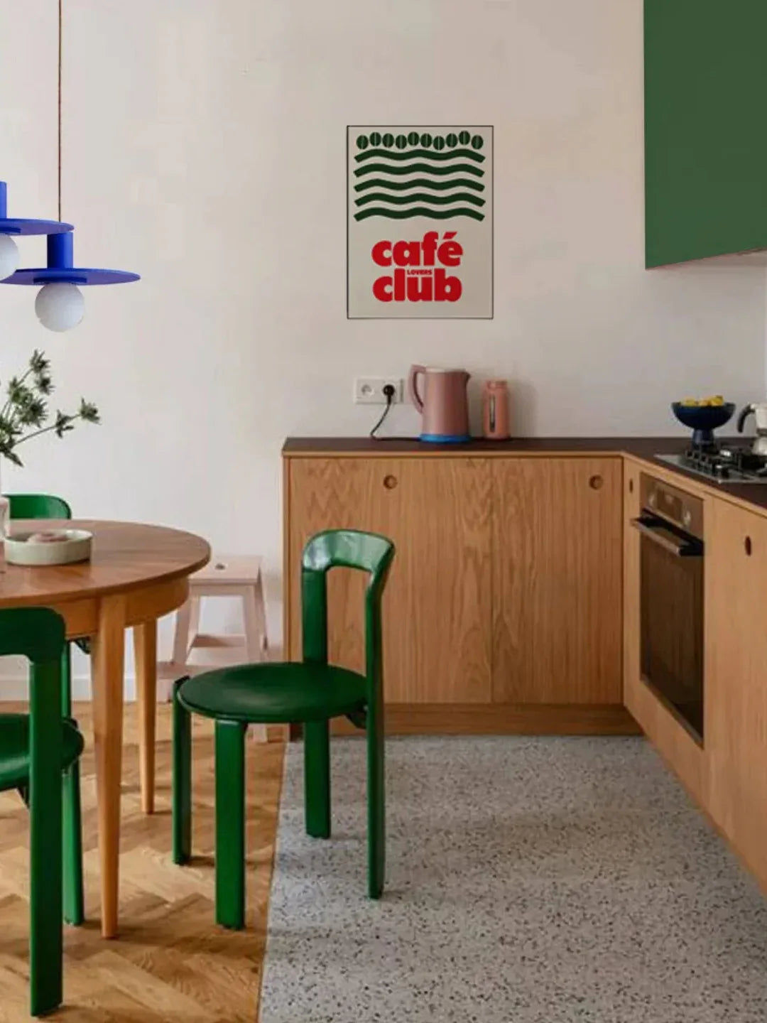 Affiche Café lovers club au mur