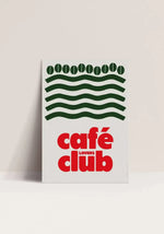 Affiche Café lovers club posée