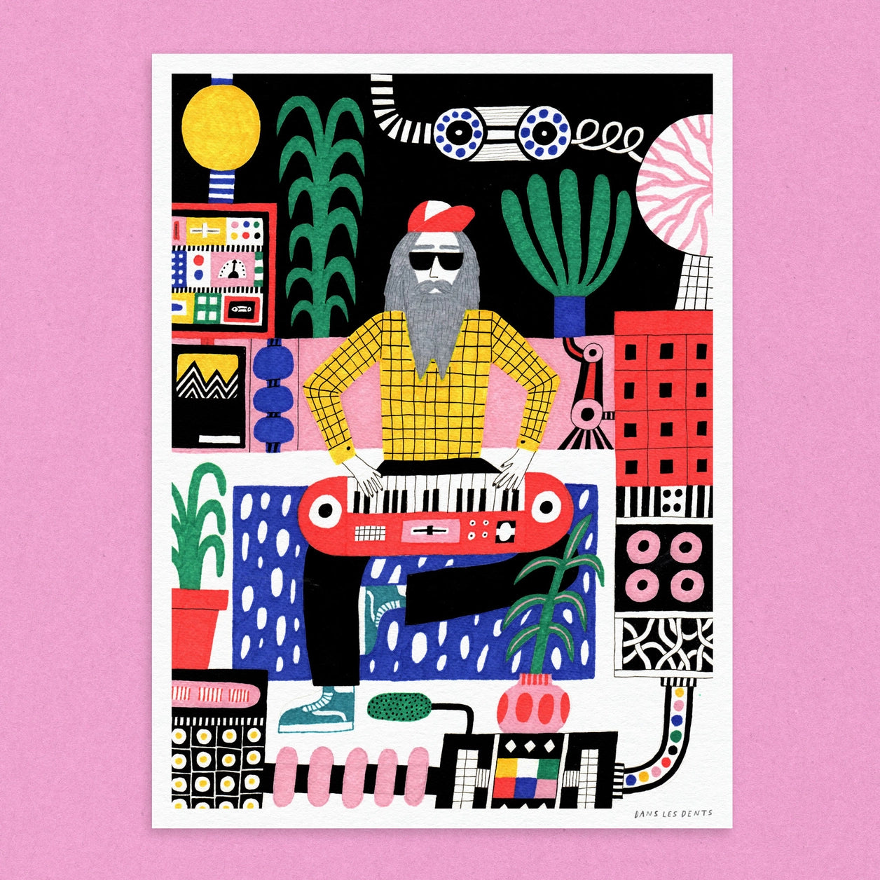 Affiche Le Musicien Barbu