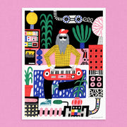 Affiche Le Musicien Barbu