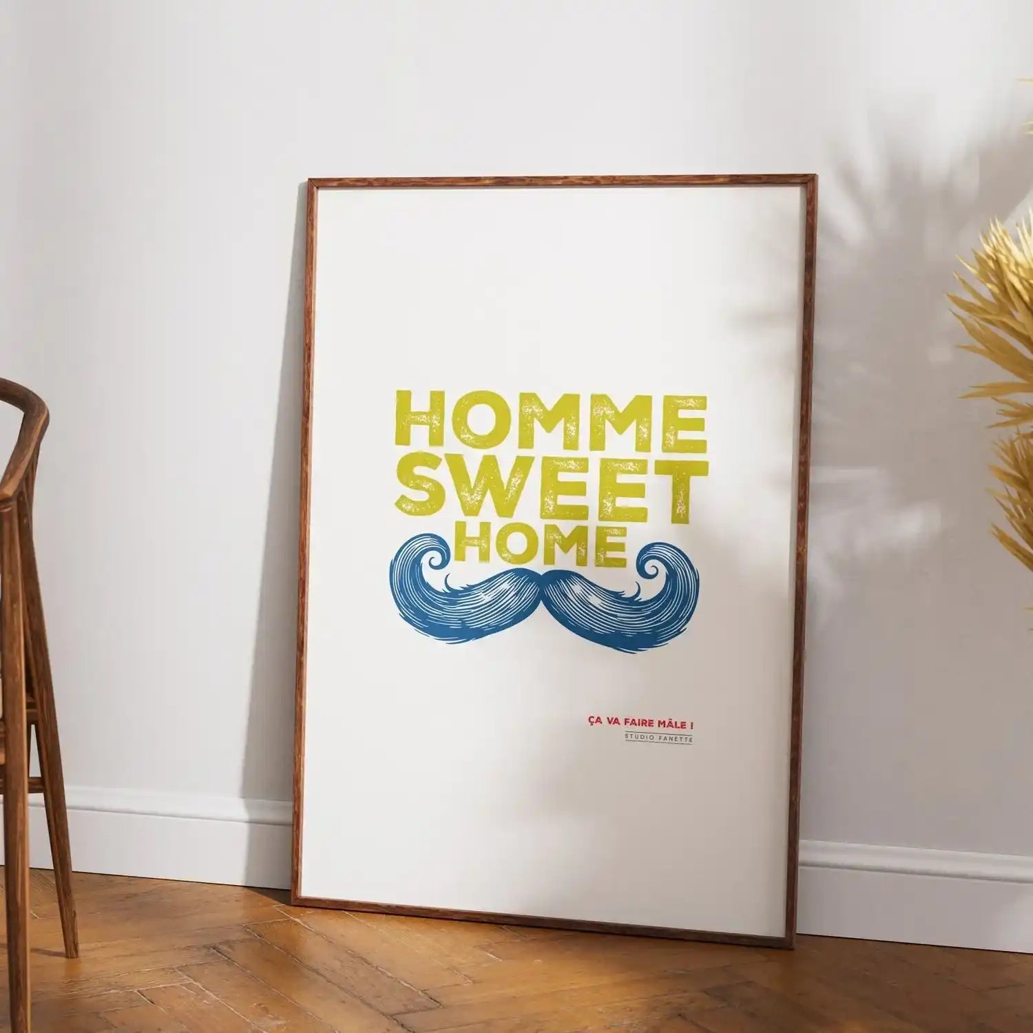 Affiche Homme Sweet Home, deuxième visuel encadré