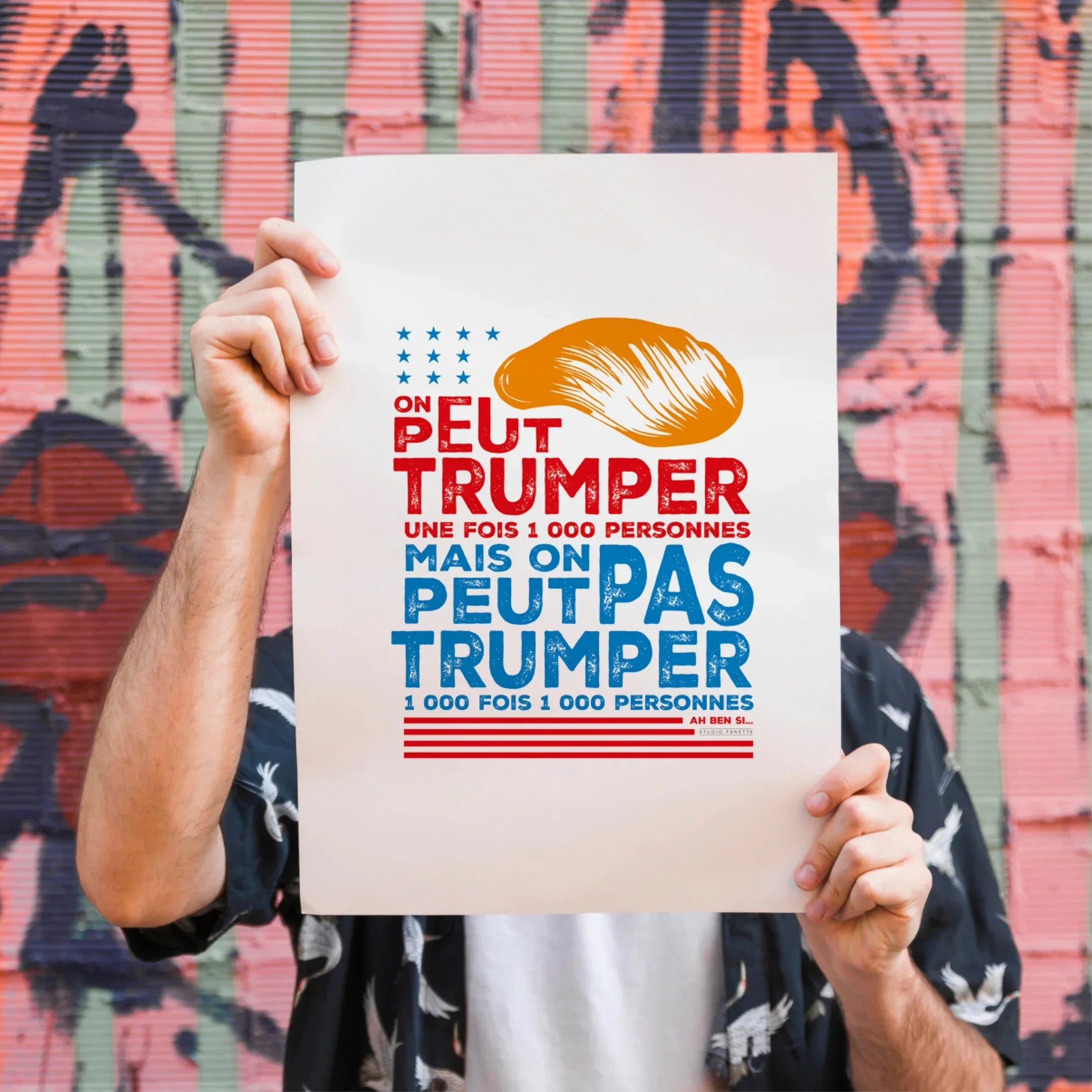 Affiche On peut trumper 1 000 personnes
