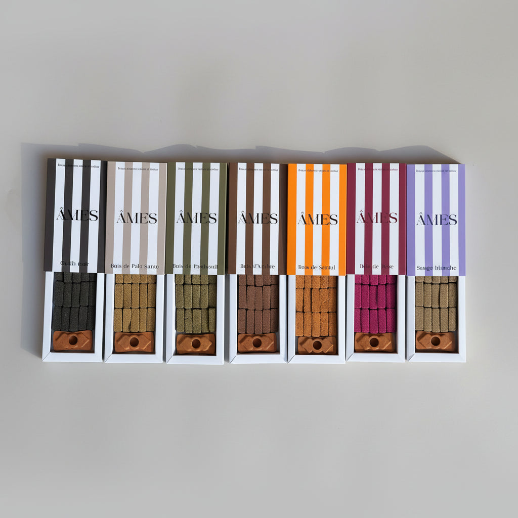 Briques d’encens naturel & brûleur