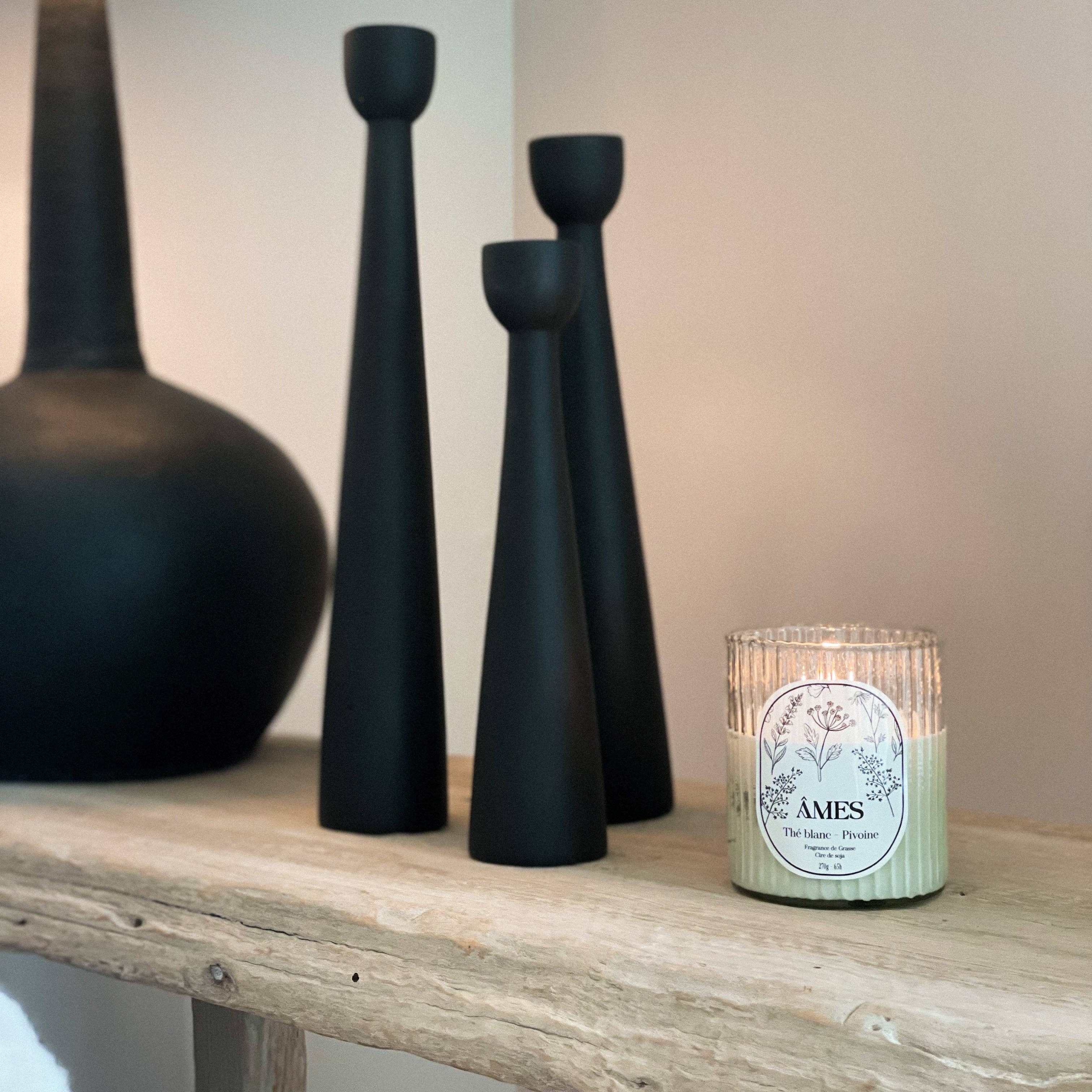 Bougie parfumée en cire végétale