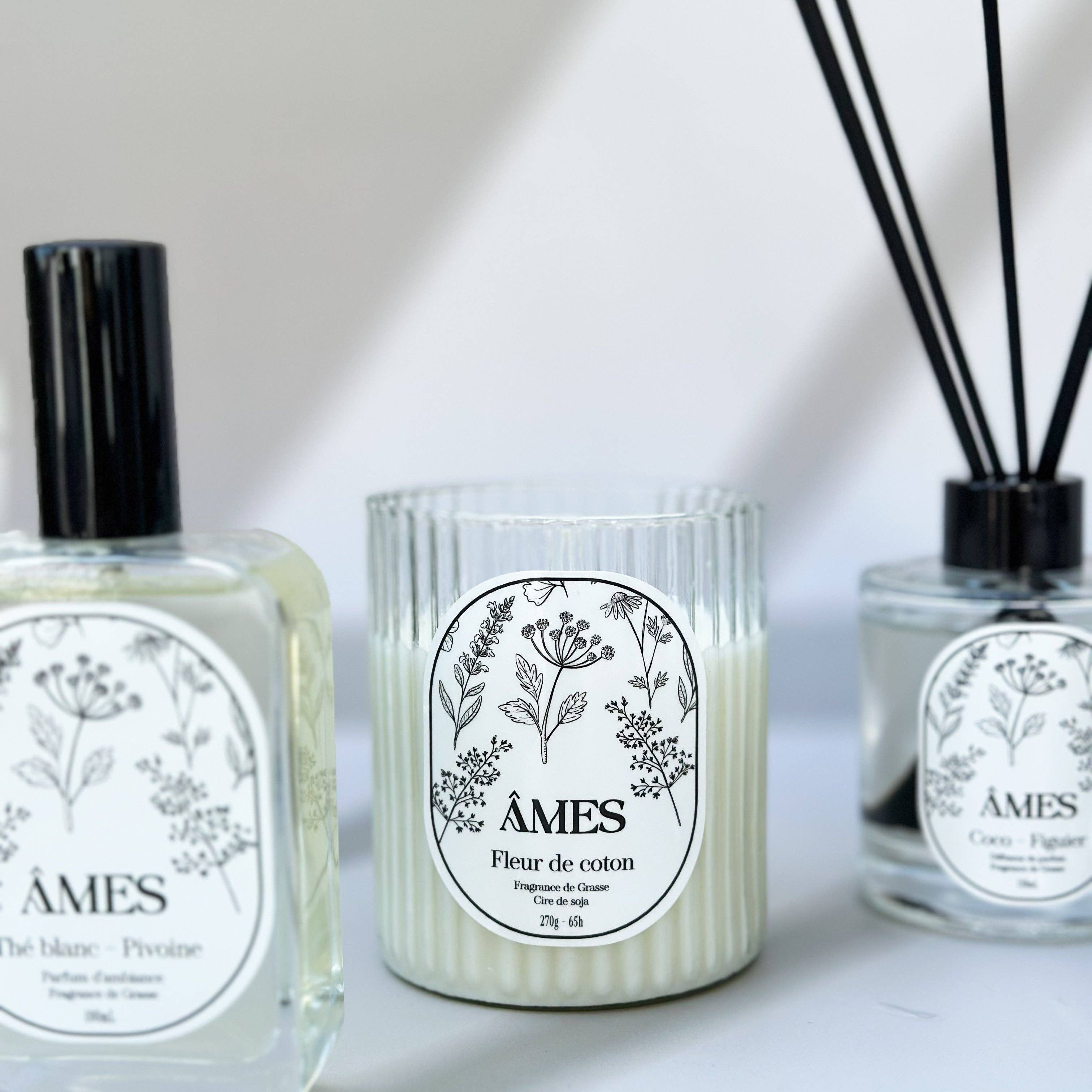 Bougie parfumée en cire végétale