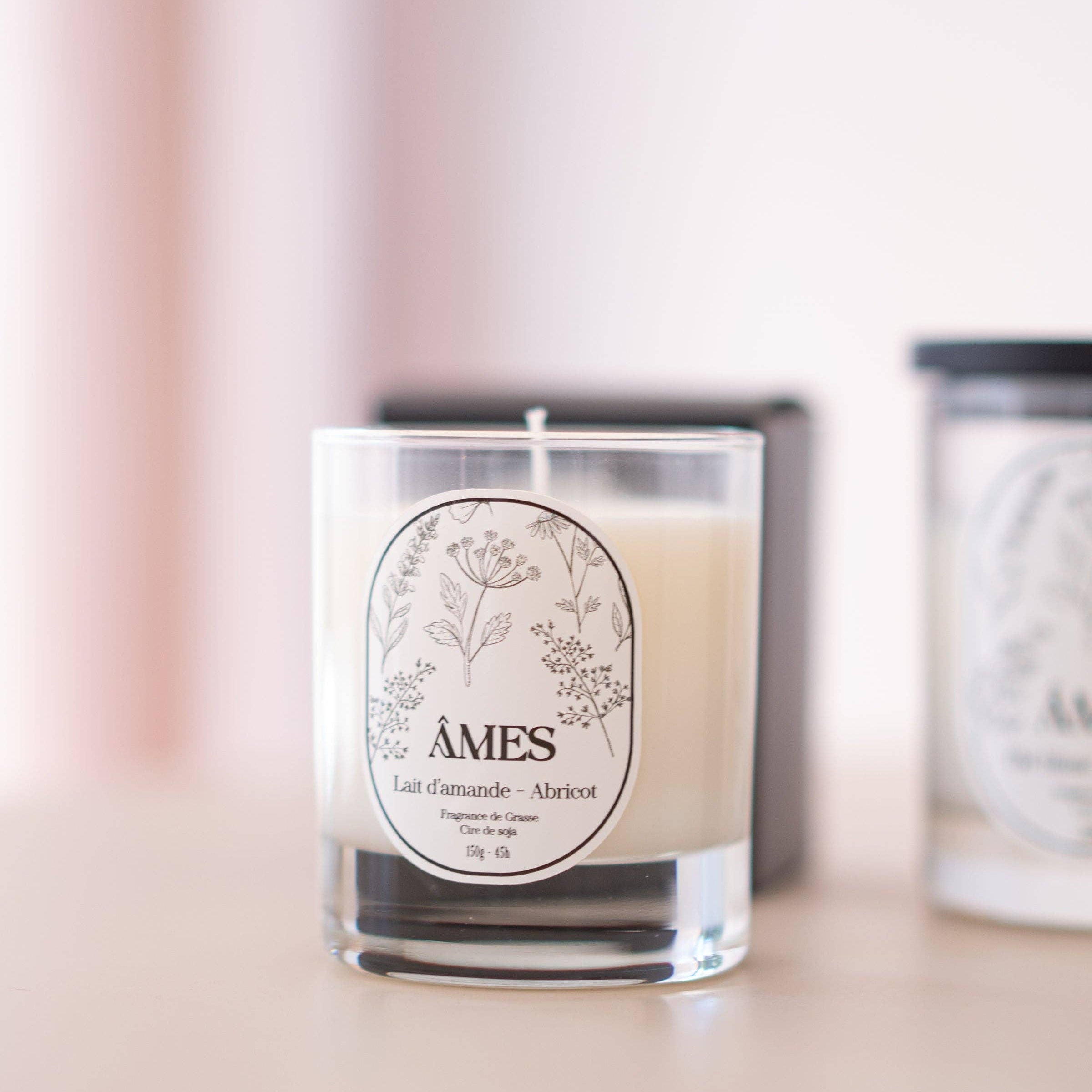 Bougie parfumée en cire végétale