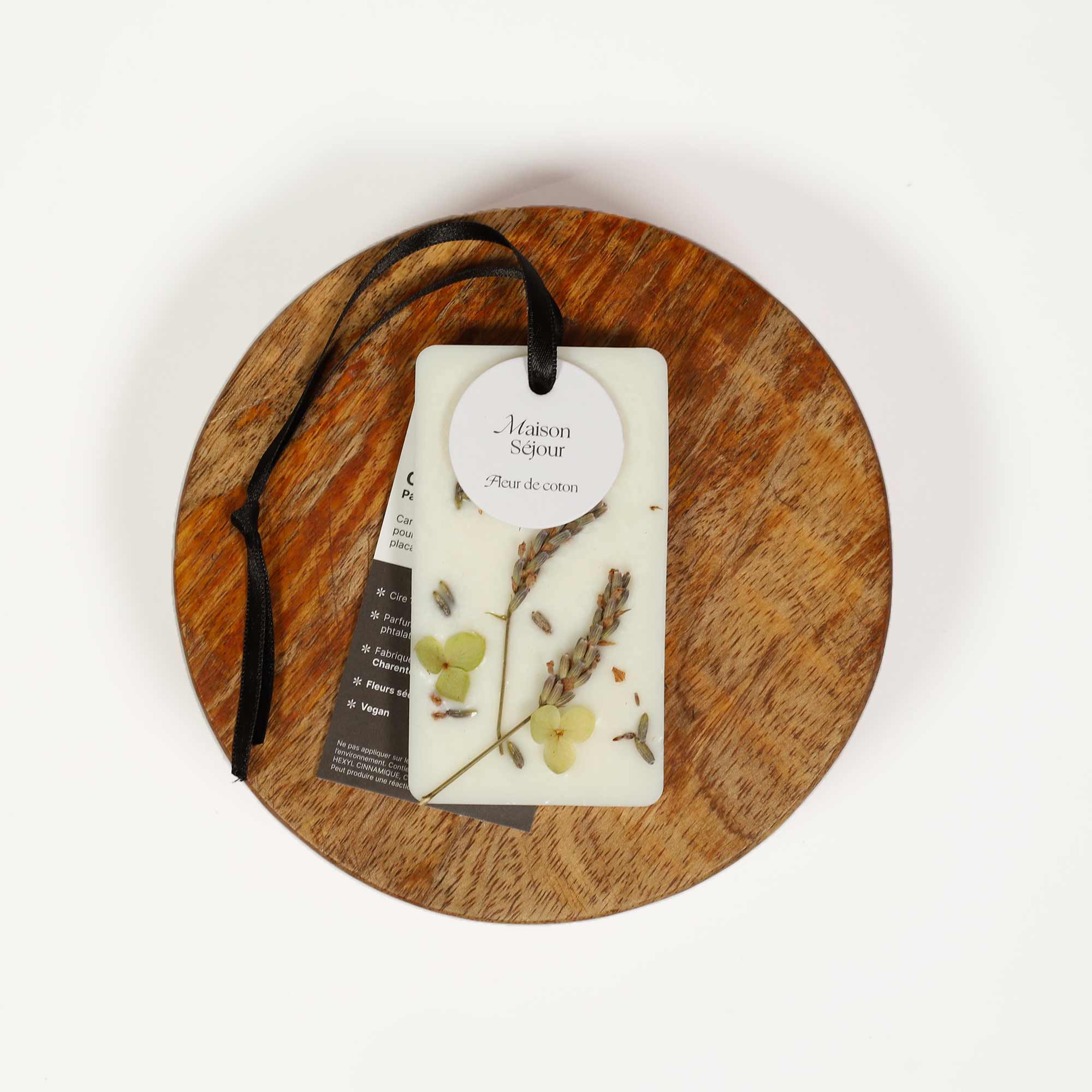 Carte florale parfumée – Cire de soja végétale