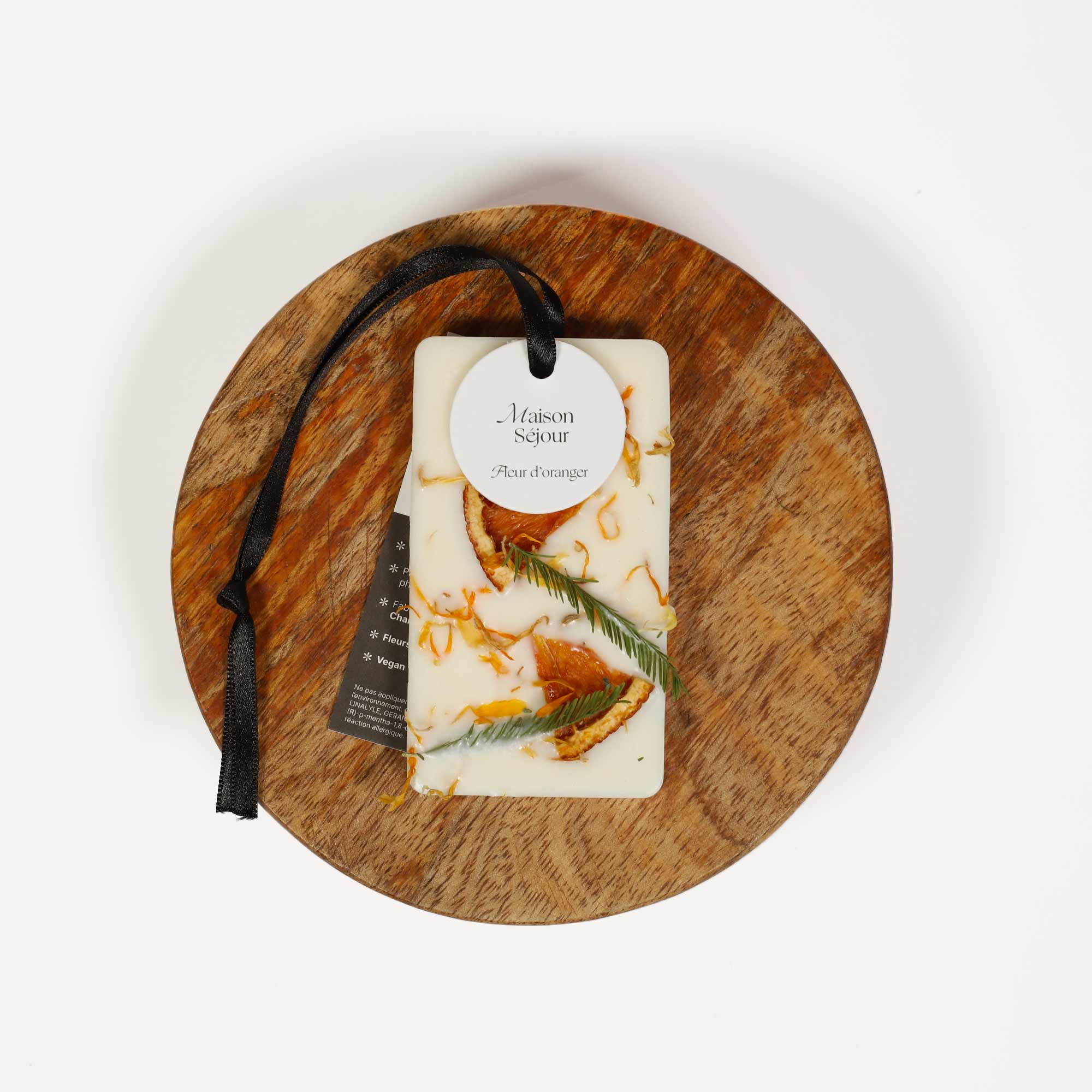 Carte florale parfumée – Cire de soja végétale