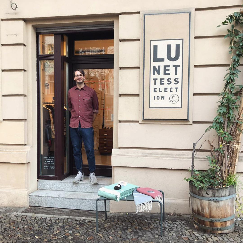 Façade de la boutique Coudre Berlin.