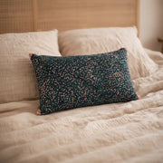 Coussin Herbaé 30x50 en tissu jacquard réversible, vue rectangulaire packshot