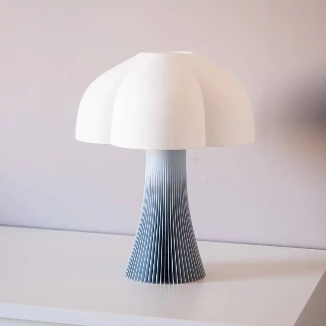 Lampe de chevet Arborescence, coloris bleu