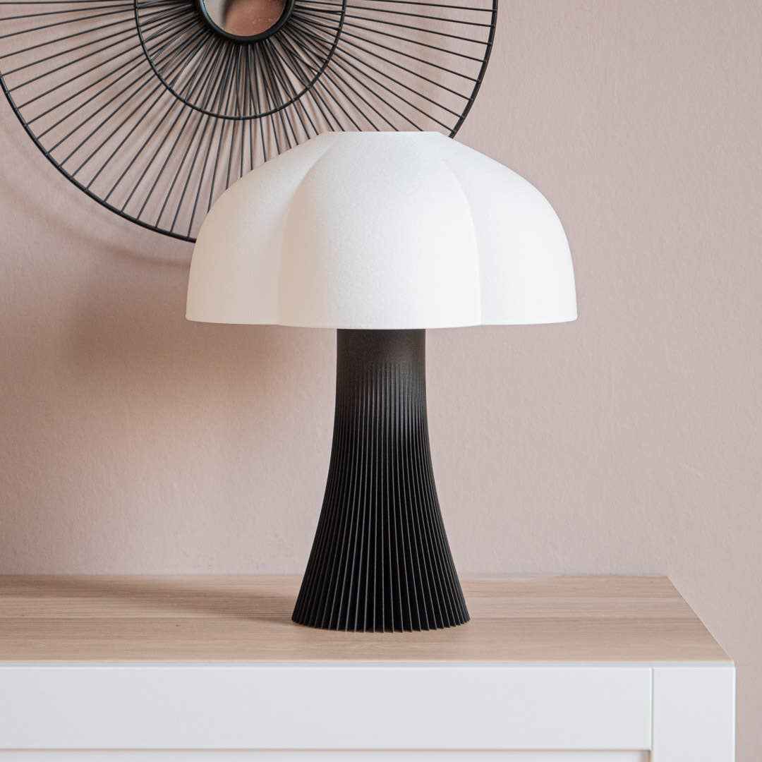 Lampe de chevet Arborescence, coloris noir