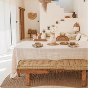Nappe en lin rayures