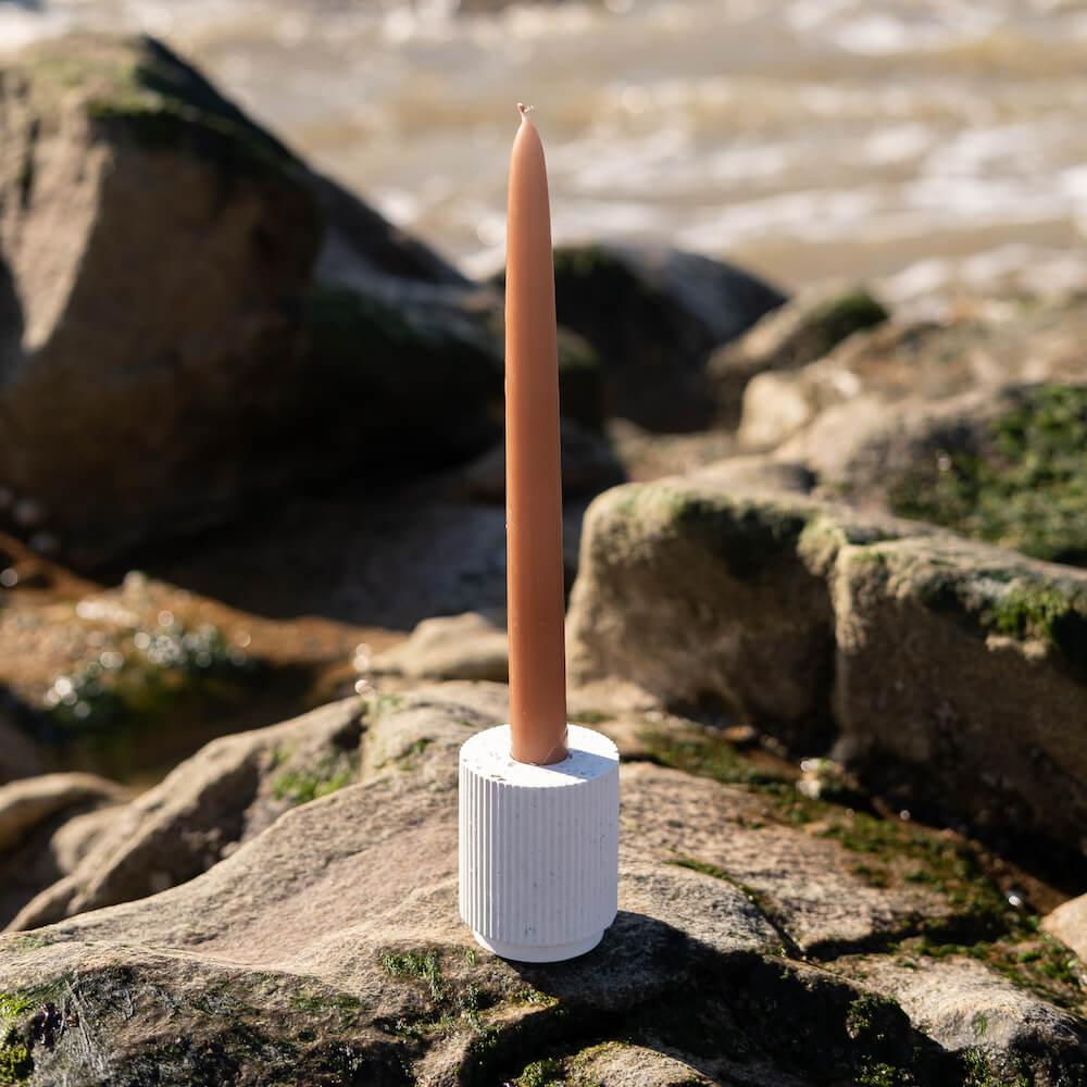 Bougeoir en coquillages recyclés - Colosse