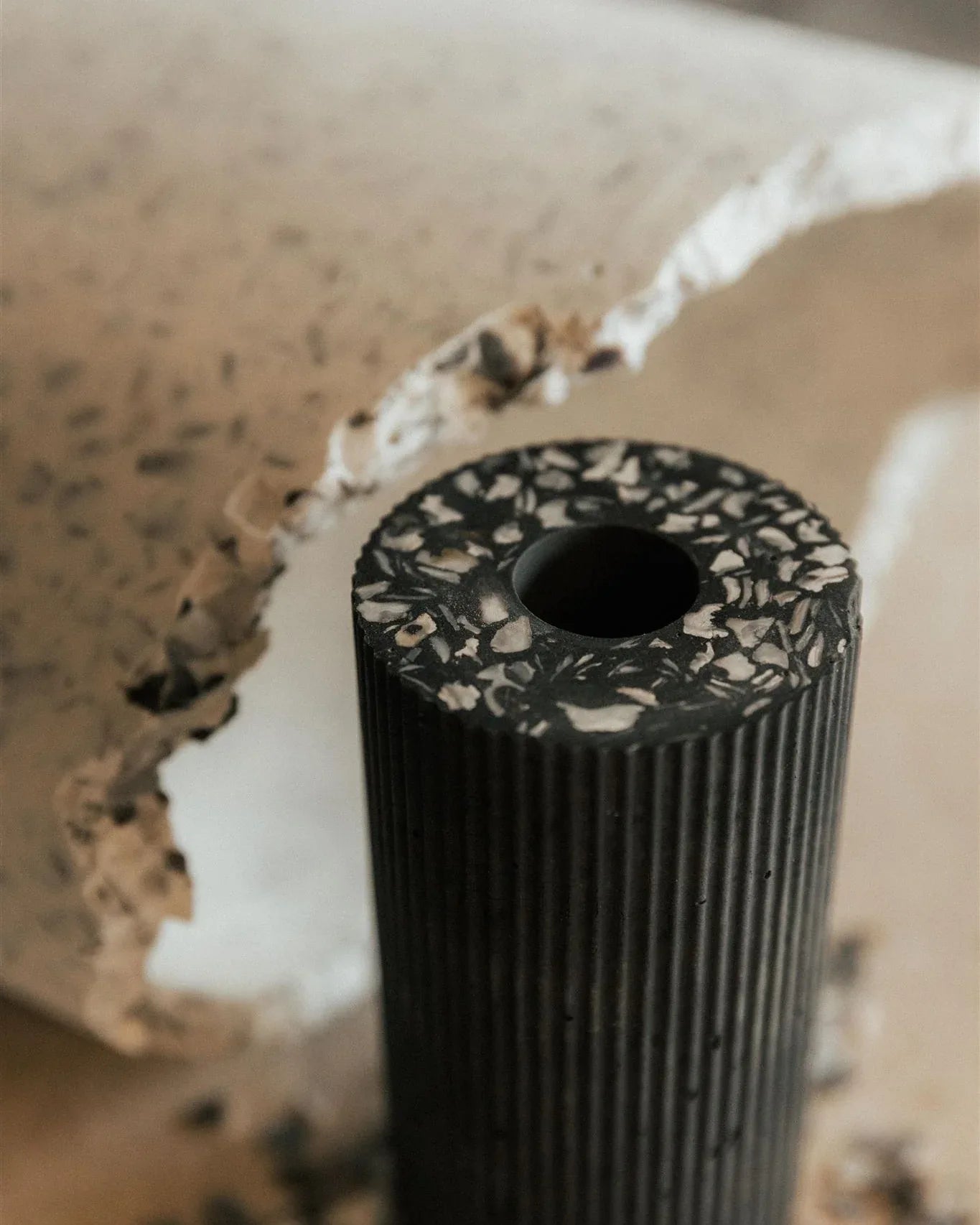 Bougeoir en coquillages recyclés - Colosse