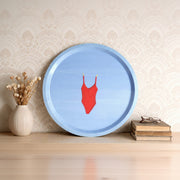 Plateau rond Maillot de bain en bois