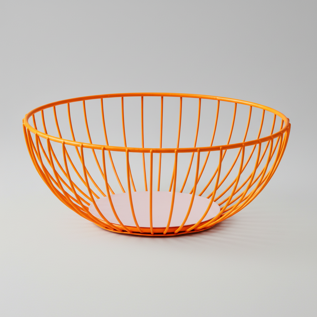 Corbeille Iris en fil de fer - Grand modèle