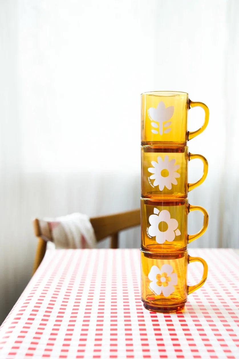 Mub duralex vintage jaune