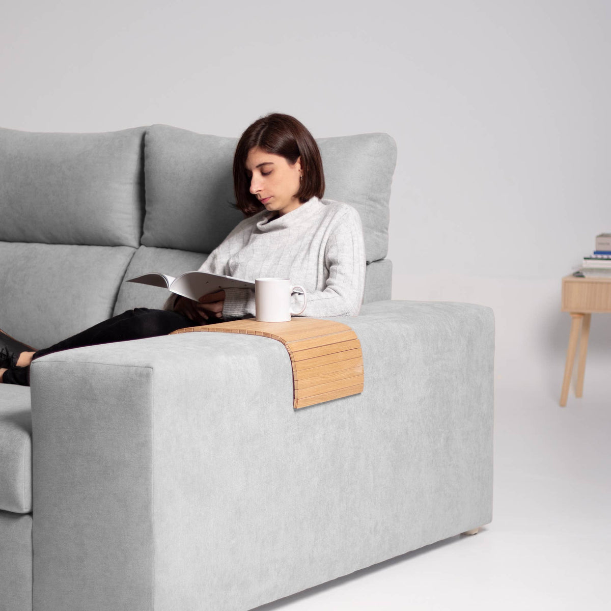Plateau flexible pour accoudoir de canapé DETRAY