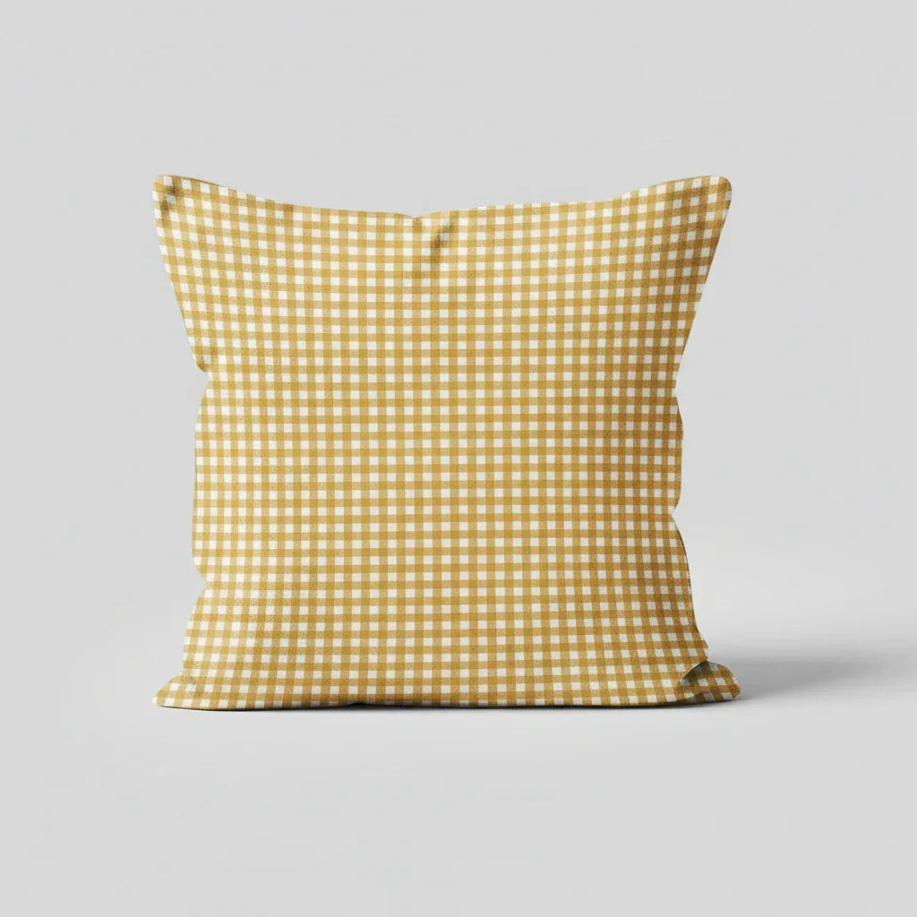 Coussin vichy en coton