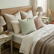 Coussin vichy en coton