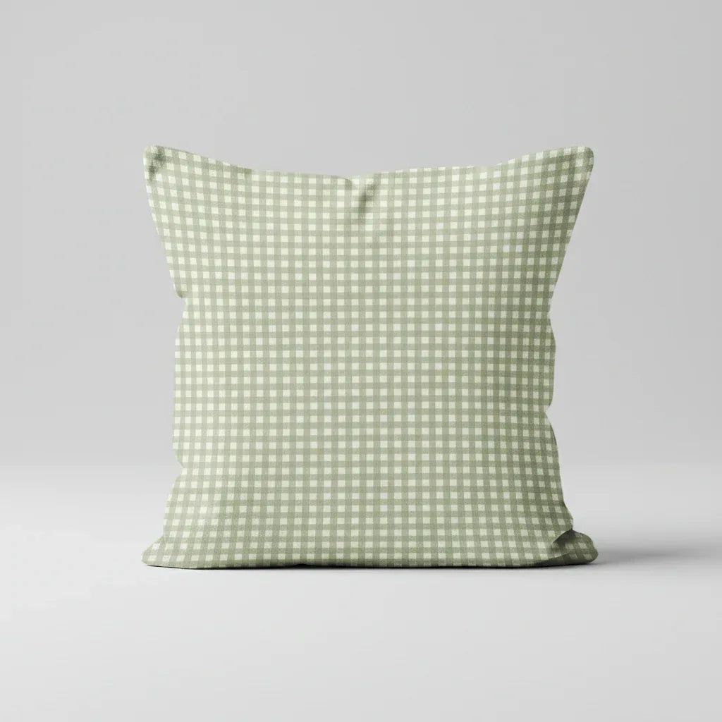 Coussin vichy en coton