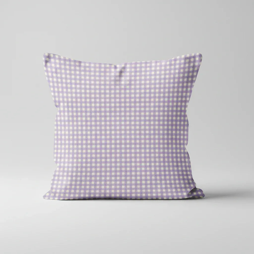 Coussin vichy en coton