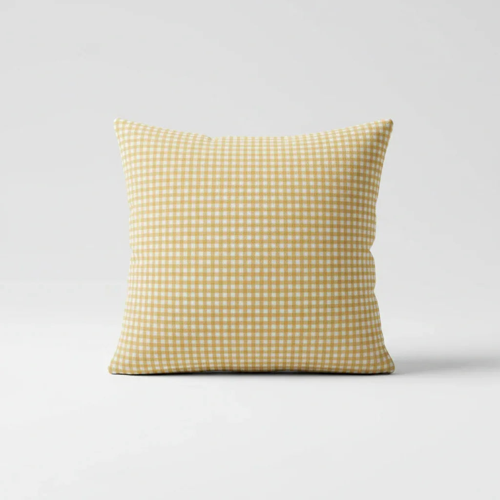 Coussin vichy en coton