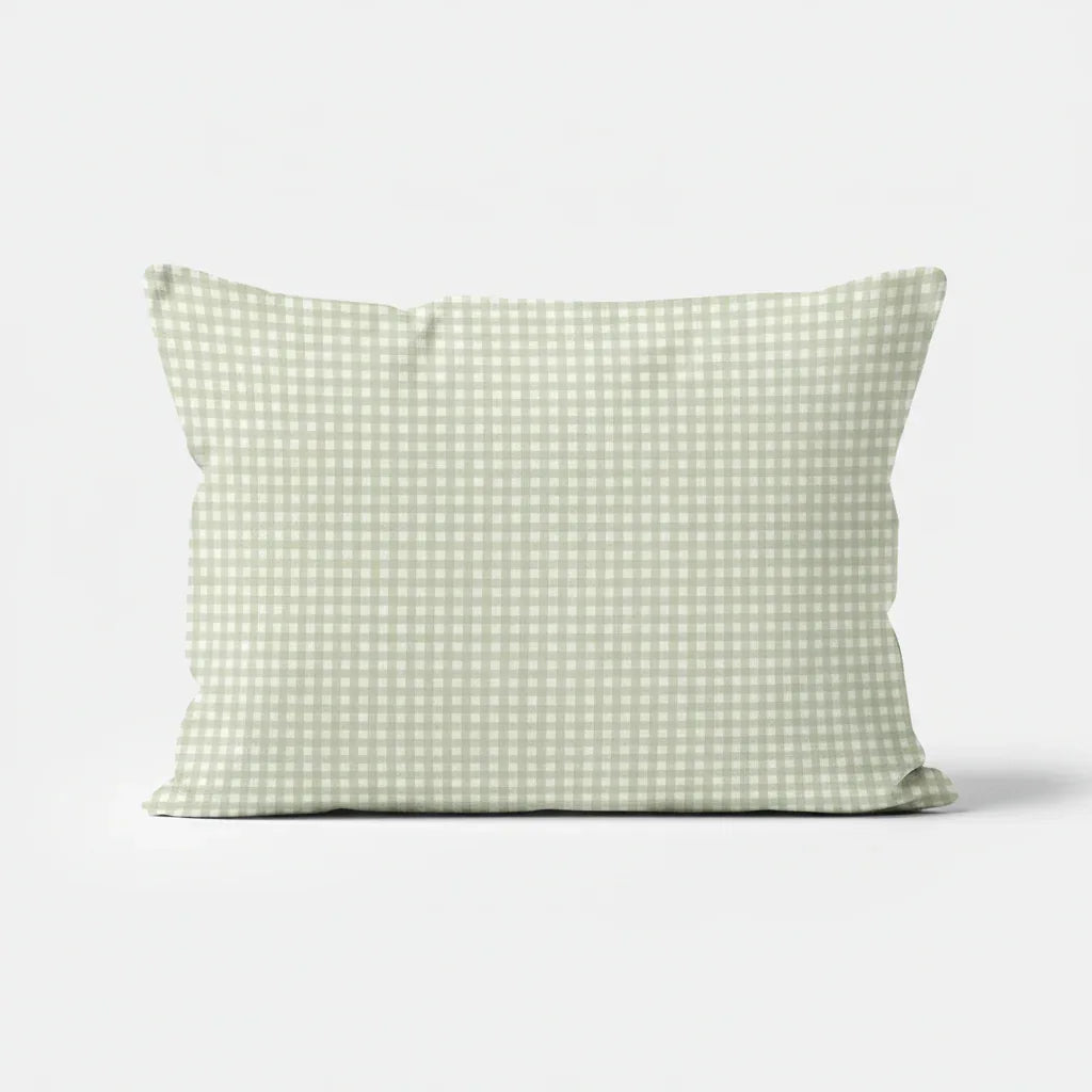 Coussin vichy en coton