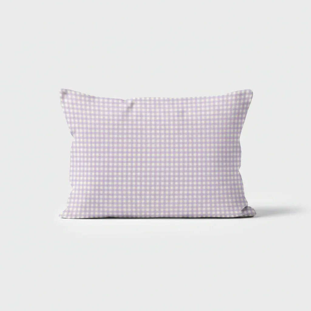 Coussin vichy en coton