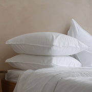 Taie d’oreiller OONA en percale de coton lavé