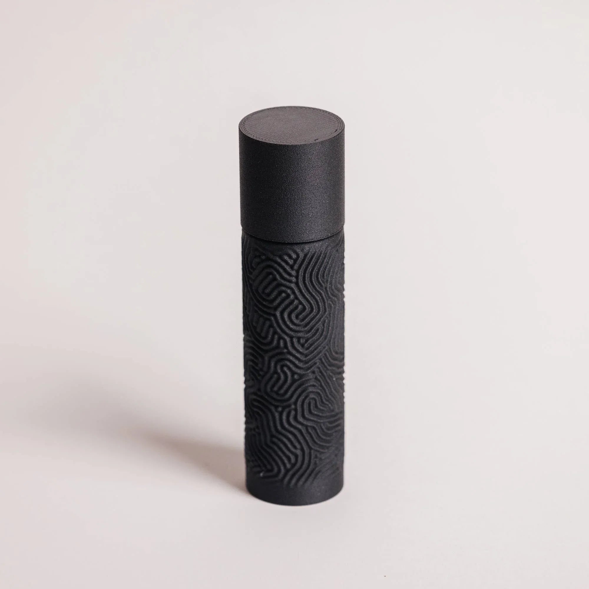 Etui à brosse à dent de voyage noir fermé