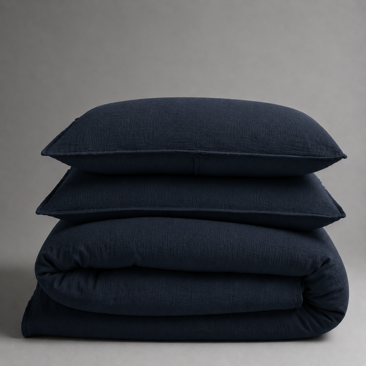 Housse de couette LUX en satin de lin et coton