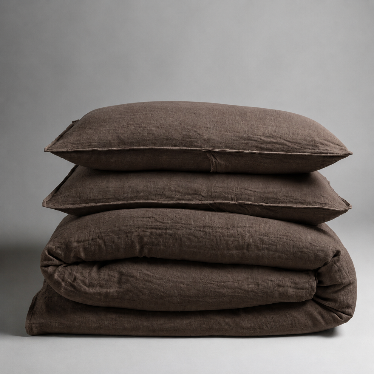 Housse de couette LUX en satin de lin et coton