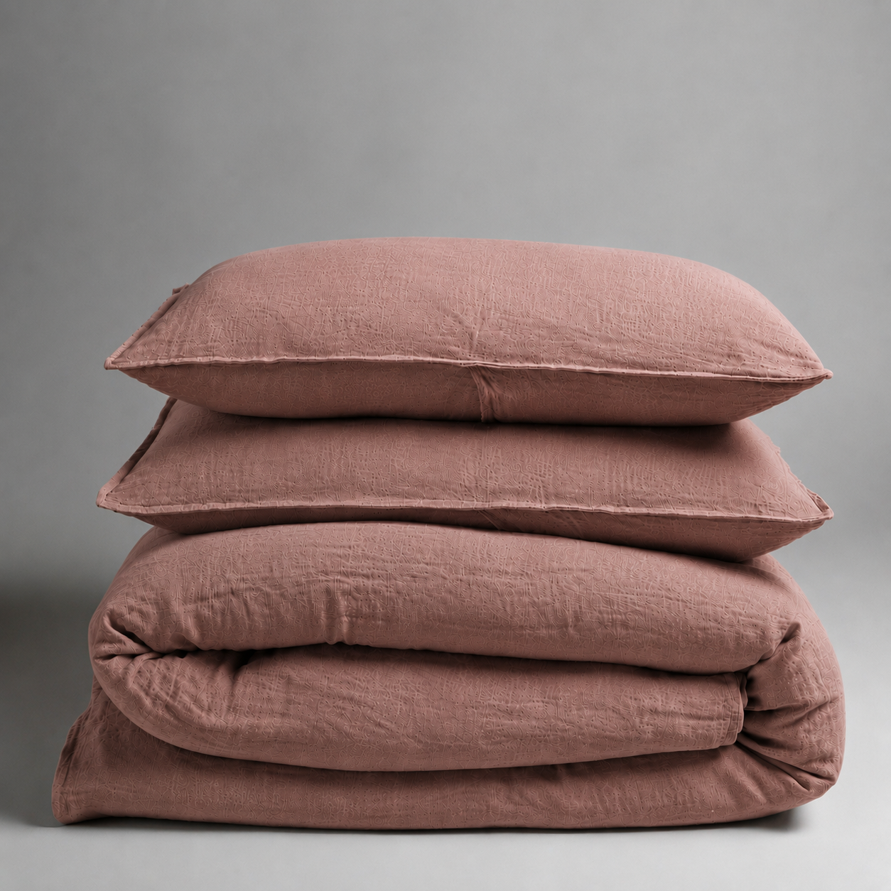 Housse de couette LUX en satin de lin et coton