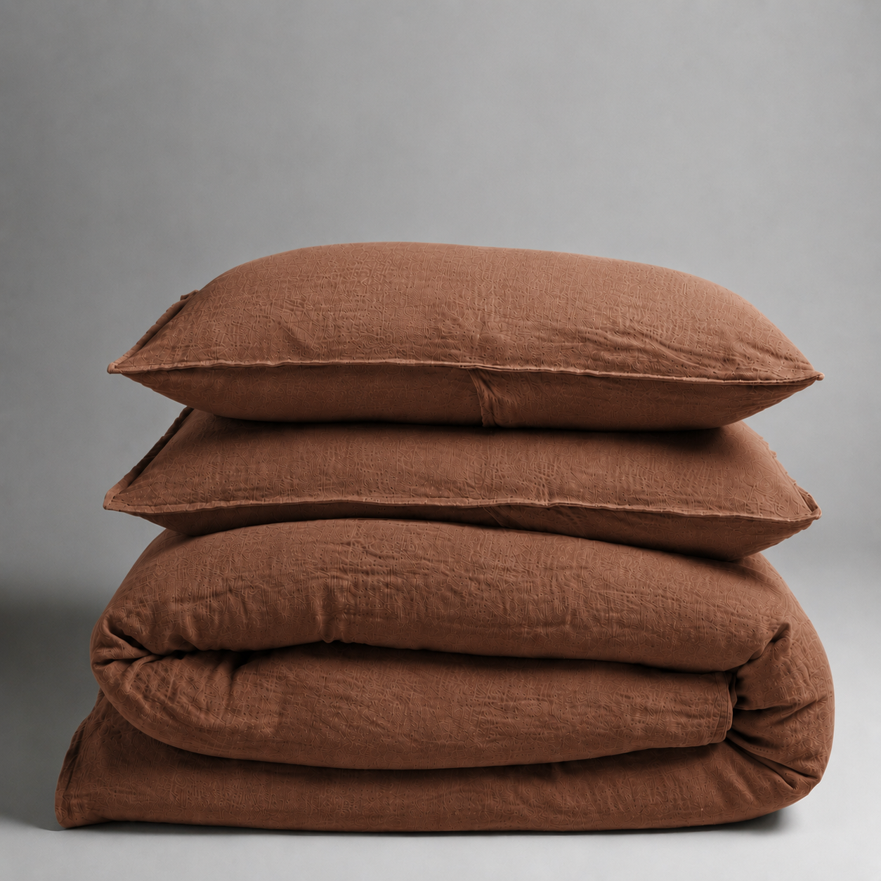 Housse de couette LUX en satin de lin et coton