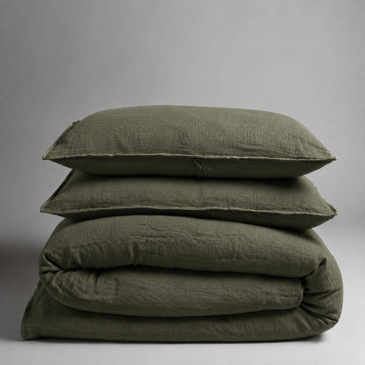 Housse de couette LUX en satin de lin et coton