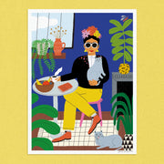 Affiche La fille aux chats