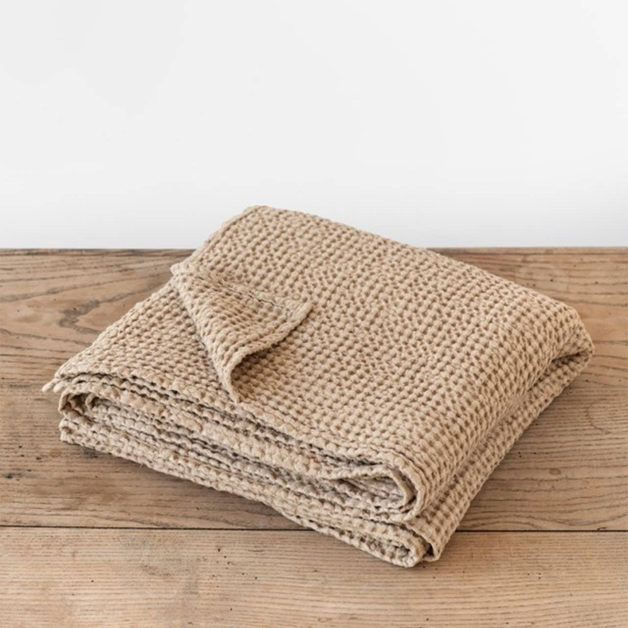 Plaid gaufré en lin