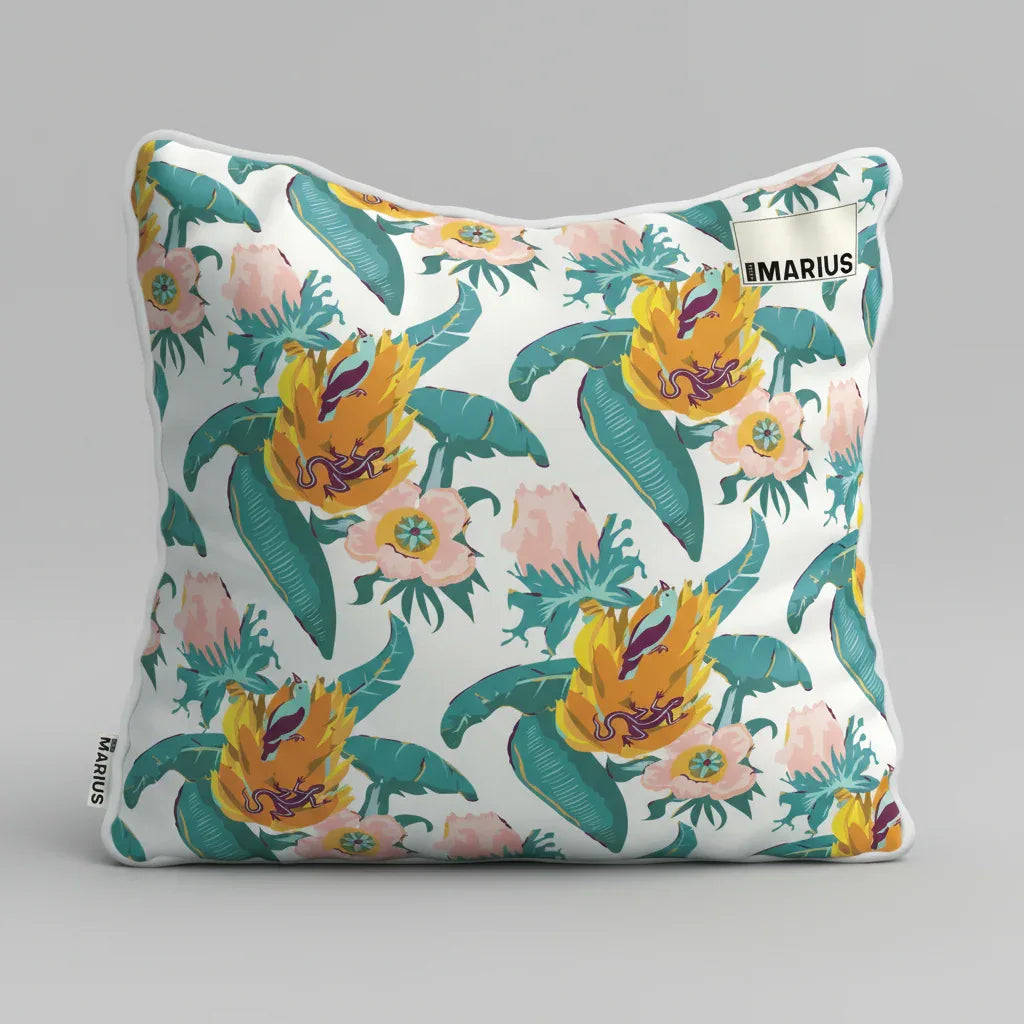 Coussin La Salamandre – intérieur et extérieur